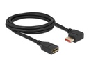 Delock Verlängerungskabel Rechts gewinkelt DisplayPort, 2 m