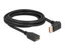 Delock Verlängerungskabel Unten gewinkelt DisplayPort, 3 m