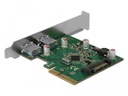Delock PCI-Express-Karte USB 3.1 Gen2 - 2x USB-Typ-A