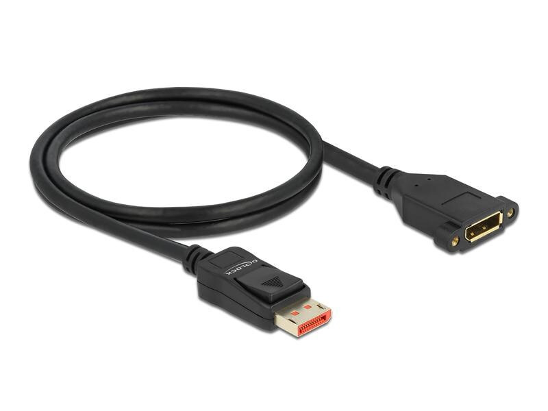 Delock Verlängerungskabel zum Einbau DisplayPort - DisplayPort, 1 m