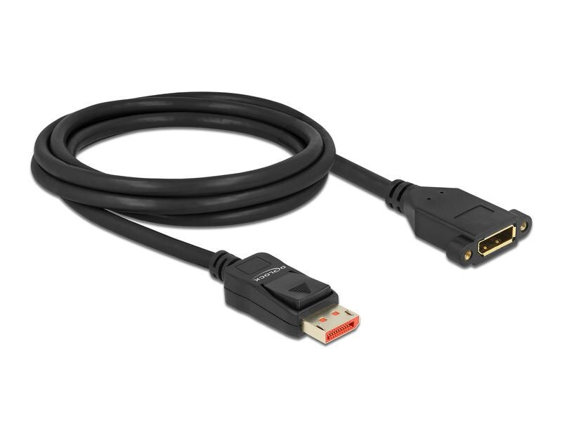 Delock Verlängerungskabel zum Einbau DisplayPort - DisplayPort, 2 m