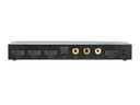 Delock Umschalter 3 Port HDMI, inkl. Audio Extraktor HDMI