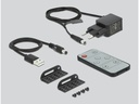 Delock Umschalter 3 Port HDMI, inkl. Audio Extraktor HDMI