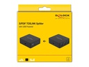 Delock Umschalter Toslink Splitter 1 In 3 Out Toslink