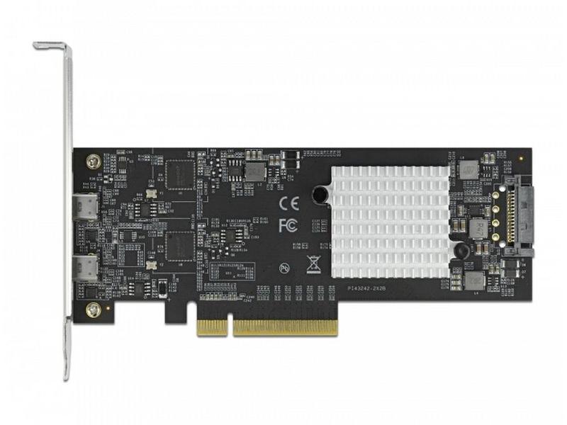 Delock PCI-Express-Karte USB 3.2 Gen2x2 - 2x USB-C Dual Channel