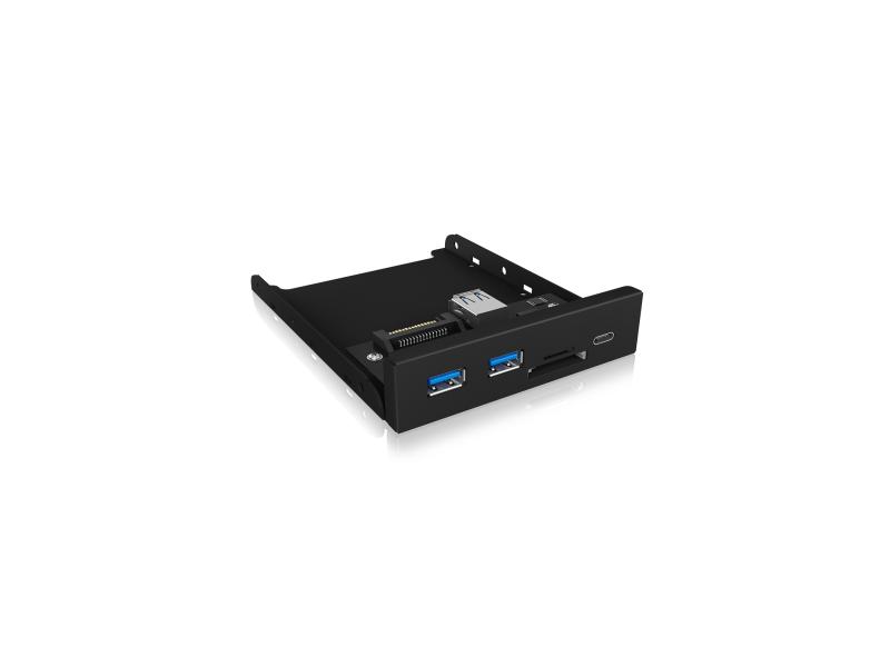 ICY BOX Front Panel IB-HUB1417-i3 USB 3.0 Type-C/Type-A Hub 3.5