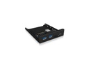 ICY BOX Front Panel IB-HUB1417-i3 USB 3.0 Type-C/Type-A Hub 3.5