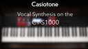 Casio Keyboard CT-S1000V