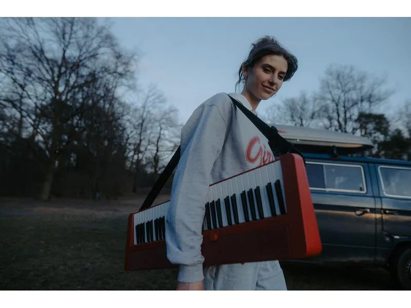 Casio Keyboard CT-S1RD Rot