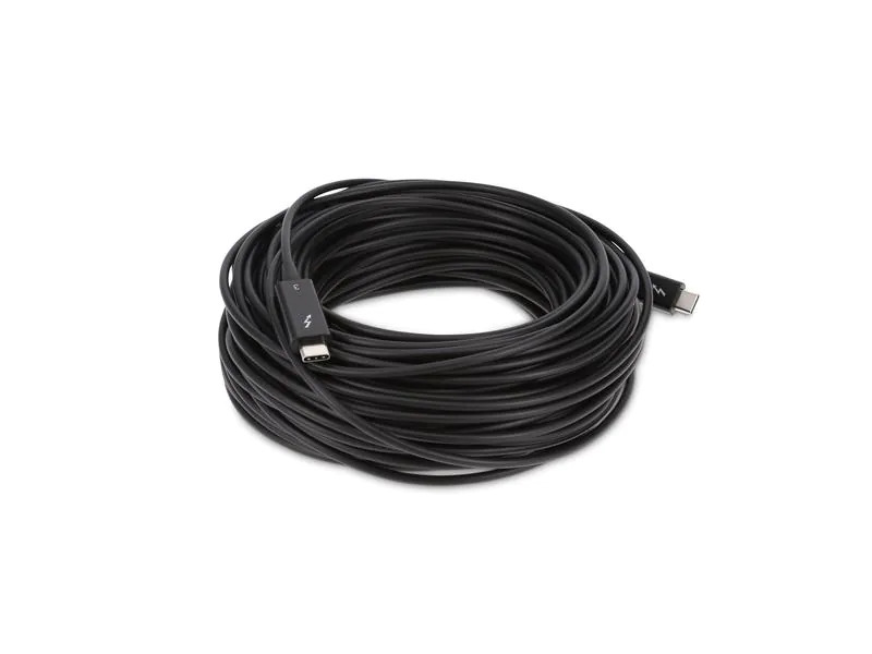 LMP Optisches Kabel Thunderbolt 3 - Thunderbolt 3, 25 m, Schwarz