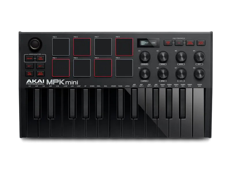 Akai Keyboard Controller MPK Mini MK3 Black