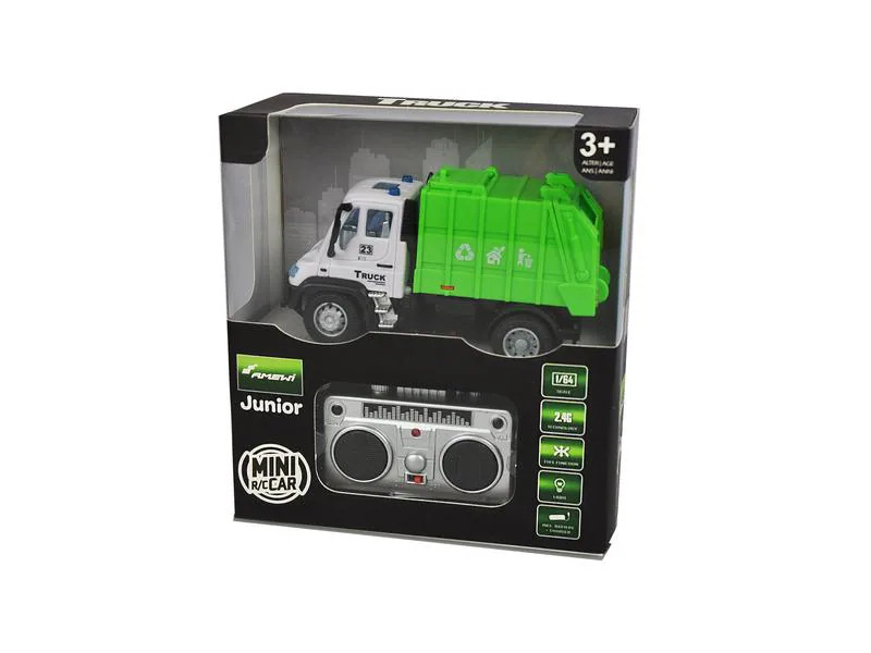 Amewi Lastwagen Mini Truck Müllabfuhr 1:64, RTR
