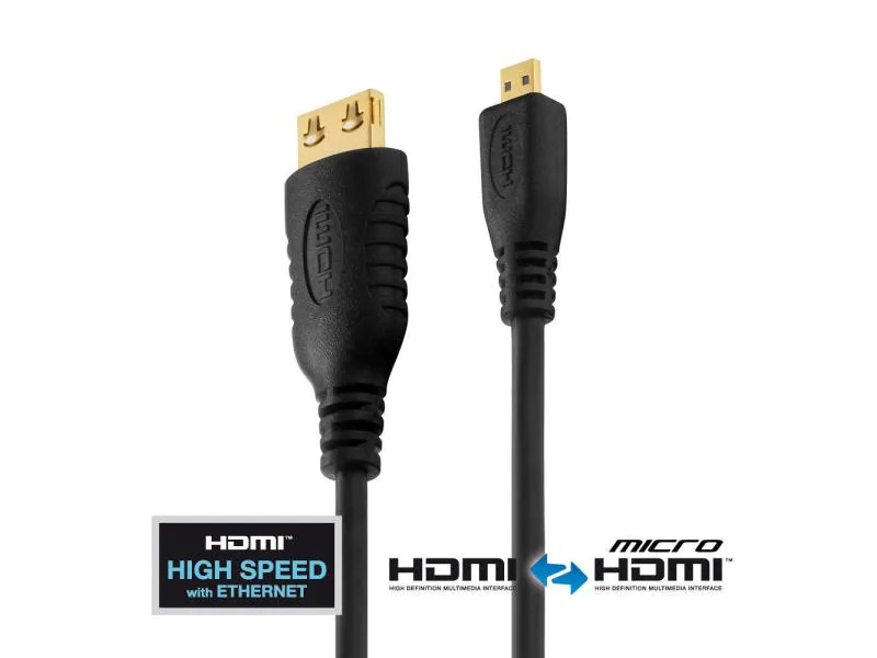 PureLink Kabel Micro-HDMI - HDMI, 1 m