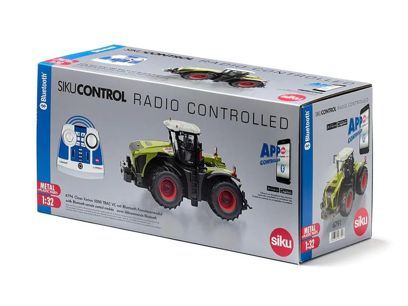 Siku Traktor Claas Xerion 5000 TRAC VC, mit Controller RTR, 1:32