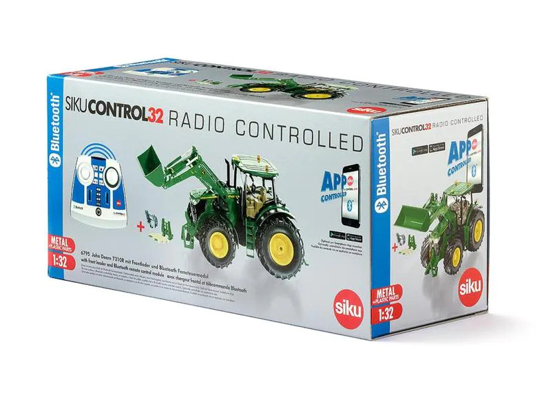 Siku Traktor John Deere 7310R mit Controller RTR, 1:32