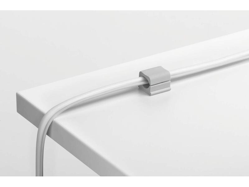 DURABLE Kabel-Clip Cavoline Clip Pro 2, 4 Stück, Grau
