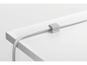 DURABLE Kabel-Clip Cavoline Clip Pro 2, 4 Stück, Grau