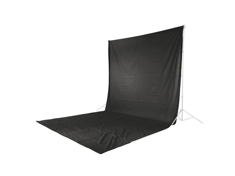 Hama Hintergrund Stoff, 2.95 x 6 m Schwarz