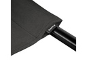 Hama Hintergrund Stoff, 2.95 x 6 m Schwarz