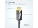sonero Kabel 4K Displayport 1.2 Stecker &lt;-&gt; Stecker, 4K/60Hz, 1 m