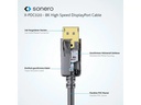 sonero Kabel 8K Displayport 1.4 Stecker &lt;-&gt; Stecker, 8K/60Hz, 2 m