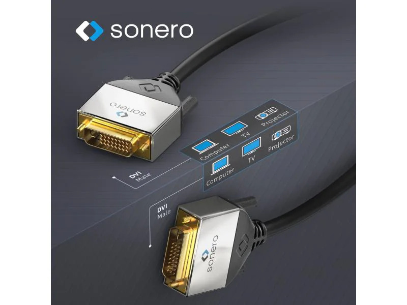 sonero Kabel DVI-D - DVI-D, 1.5 m