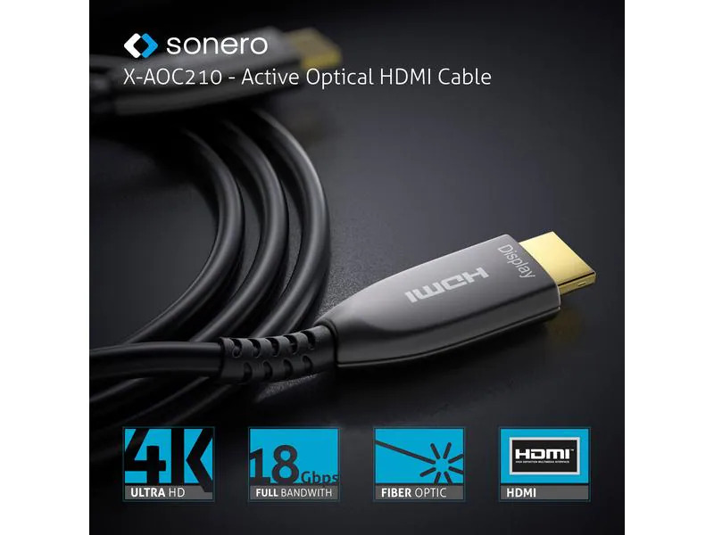 sonero Kabel Premium Zert. Aktiv HDMI 10 m