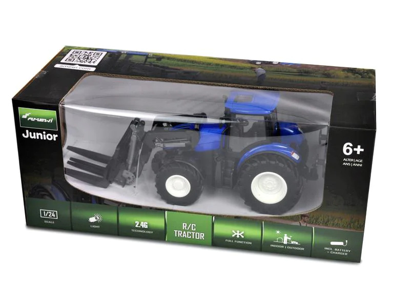 Amewi Traktor mit Palettengabel Frontlader 1:24, RTR
