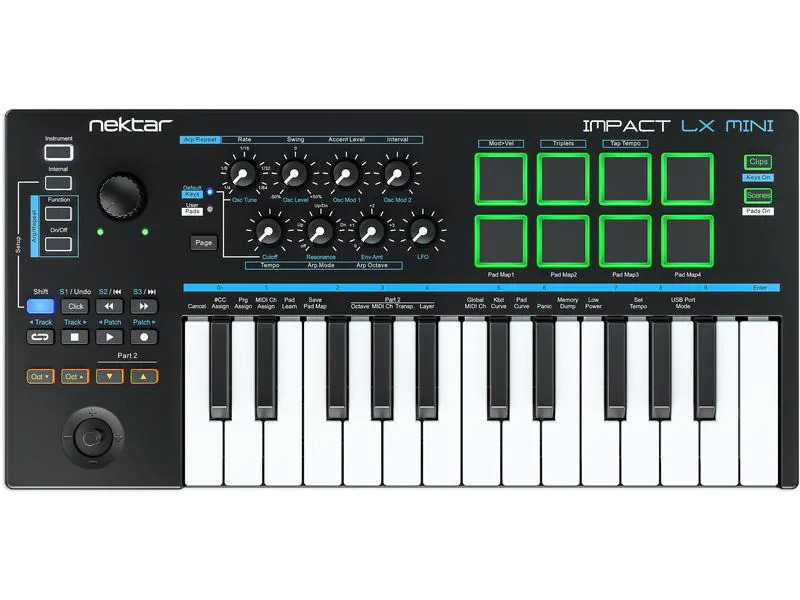 Nektar Keyboard Controller Impact LX Mini