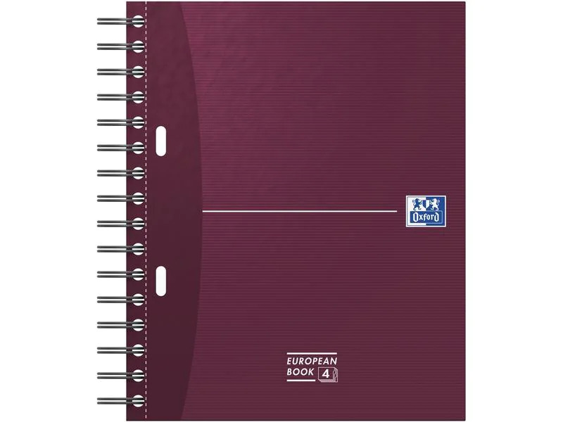 Oxford Notizbuch European Book A5+, kariert, assortiert