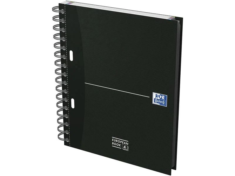 Oxford Notizbuch European Book A5+, kariert, assortiert