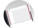Oxford Notizheft A4+, kariert, Assortiert