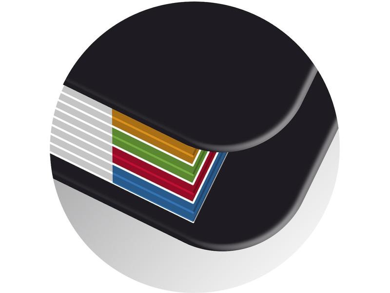 Oxford Notizheft A4+, kariert, Assortiert