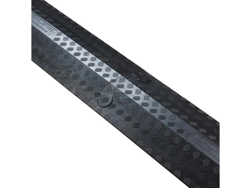 STEFFEN Kabelbrücke D-Line 0.765 m x 220 mm, Schwarz