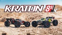 Arrma Monster Truck Kraton 8S BLX ARTR Orange