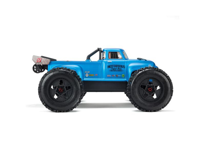 Arrma Stadium Truck NOTORIOUS 6S 4WD Schwarz ARTR, 1:8