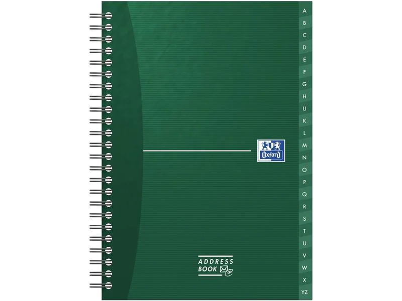Oxford Adressbuch A4, Sonderlineatur, assortiert