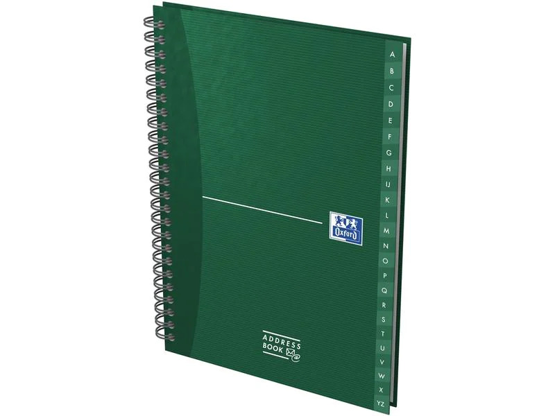 Oxford Adressbuch A4, Sonderlineatur, assortiert