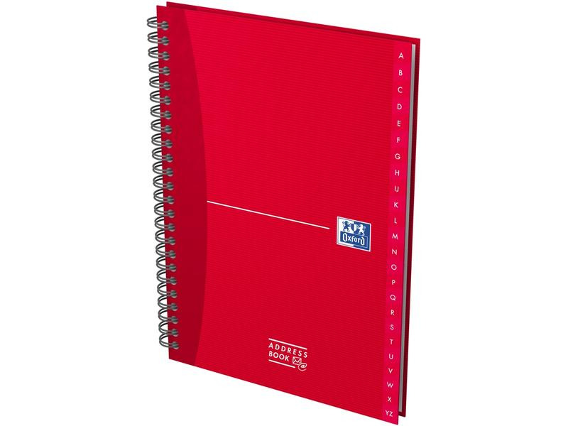 Oxford Adressbuch A4, Sonderlineatur, assortiert