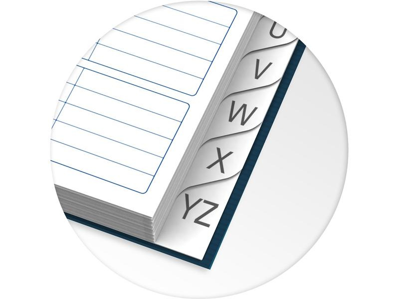 Oxford Adressbuch A4, Sonderlineatur, assortiert