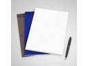 Oxford Schreibblock Briefblock Essentials A4, kariert , Schwarz