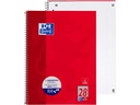 Oxford Schulheft Collegeblock A4+, kariert, Rot