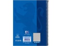 Oxford Schulheft Collegeblock A5+, kariert, Blau