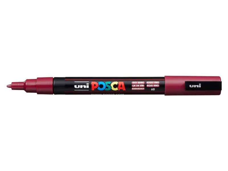 Uni Permanent-Marker POSCA 0.9-1.3 mm, Bordeaux