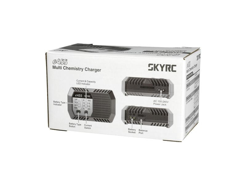 SKYRC Ladegerät e455 AC NiMH 6-8 / LiPo 2-4S, 50W