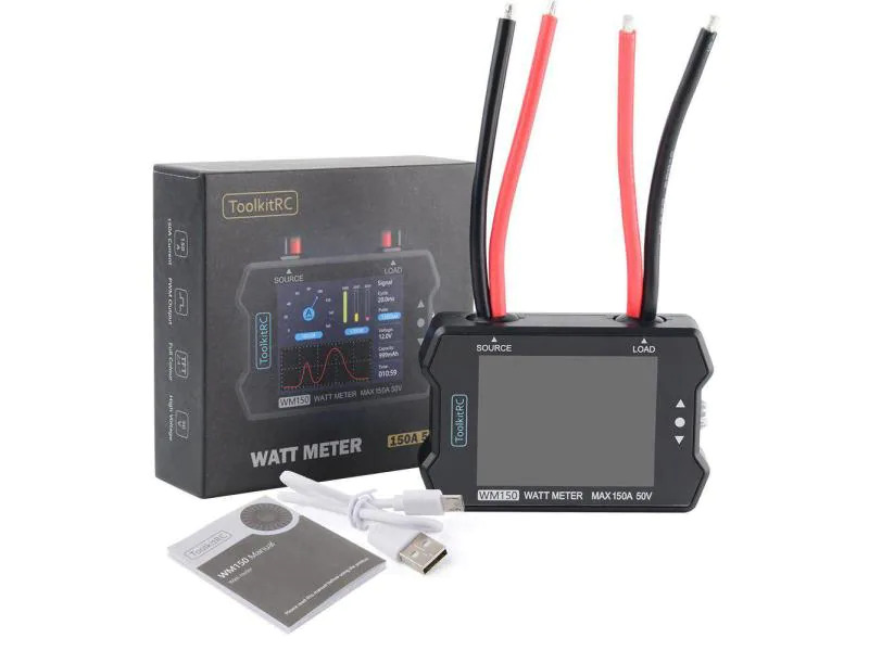 ToolkitRC Akkutester WM150 Advanced Watt &amp; Power Meter