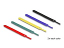 Delock Klettkabelbinder Mehrfarbig 150 mm x 12 mm, 10 Stück