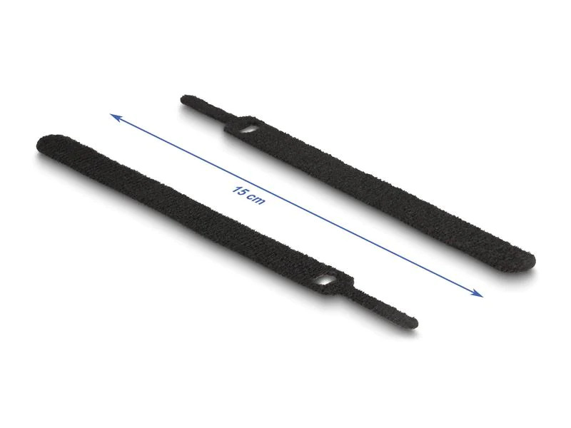 Delock Klettkabelbinder Mehrfarbig 150 mm x 12 mm, 10 Stück