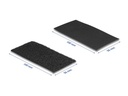 Delock Klettpad mit Klett-Kabelbinder Set 10 Stück