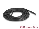 Delock PVC Isolierschlauch 3 m x 6 mm Schwarz